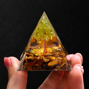 Amethyst Tree of Life Orgonite Pyramid