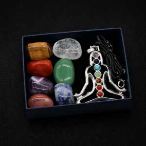 7 Chakra Tumbling Stone Box Set BODY Pendant