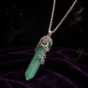 Divini Vintage Green Aventurine Pendulum