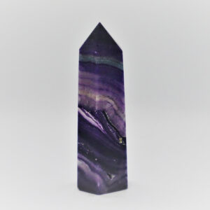 Purple Fluorite Crystal Point