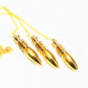Golden Karnak Style Metal Pendulums